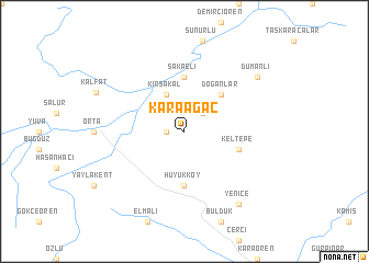 map of Karaağaç