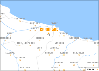 map of Karaağaç