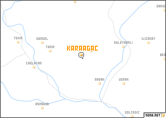 map of Karaağaç