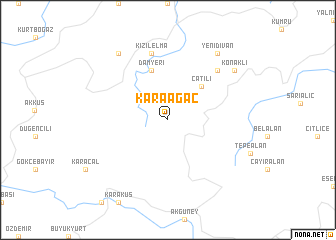 map of Karaağaç