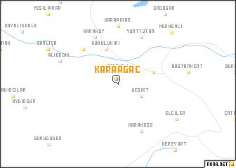 map of Karaağaç