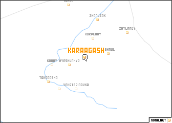 map of Karaagash