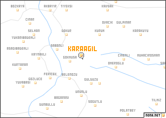 map of Karaağıl