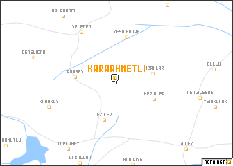 map of Karaahmetli