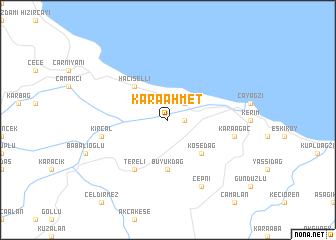 map of Karaahmet