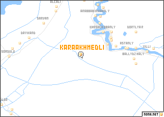 map of Karaakhmedli