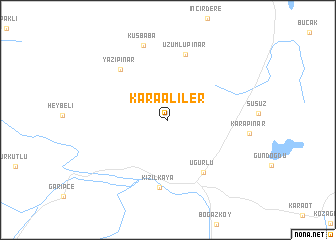 map of Karaaliler