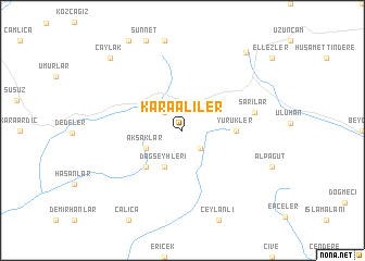 map of Karaaliler