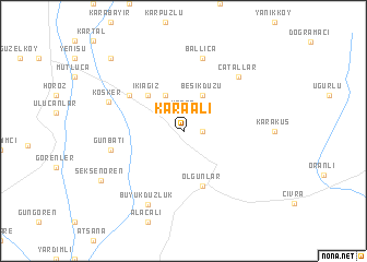 map of Karaali