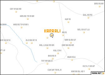 map of Karaali