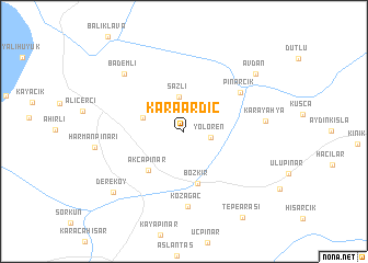 map of Karaardıç