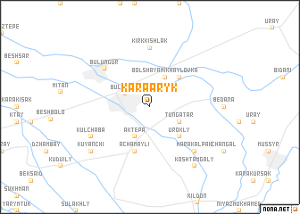 map of Kara-Aryk