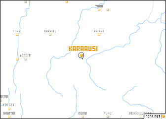 map of Kara-Ausi