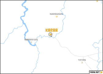 map of Karaa