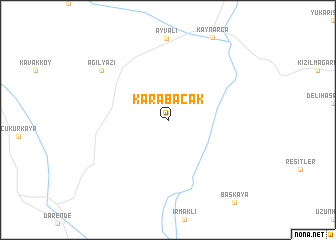 map of Karabacak