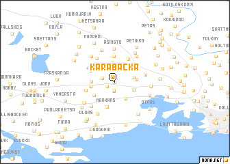 map of Karabacka