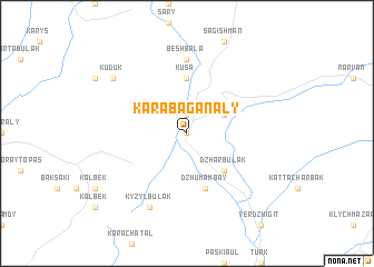 map of Karabaganaly