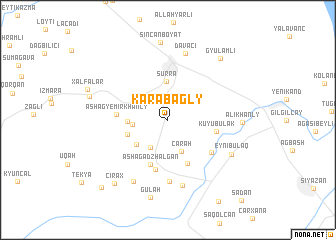 map of Karabagly