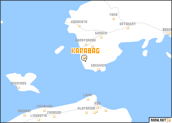 map of Karabağ