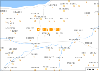 map of Karabahadır