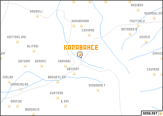 map of Karabahçe