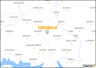 map of Karabakır