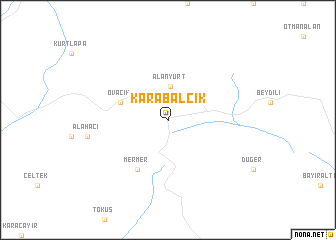 map of Karabalçık