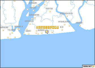 map of Karabapogu