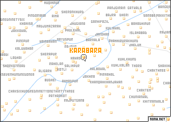 map of Kāra Bāra