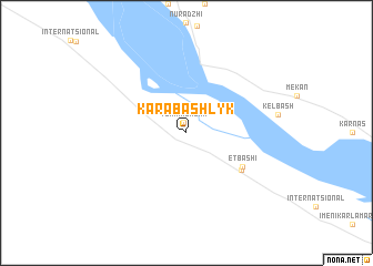 map of Kara-Bashlyk