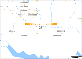 map of Karaba Special Camp