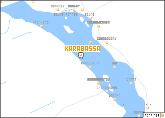 map of Kara Bassa