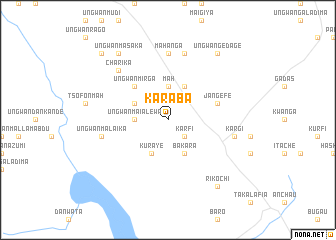 map of Karaba