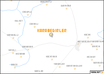 map of Karabedirler