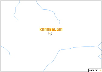 map of Kara-Bel\