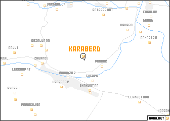 map of Karaberd