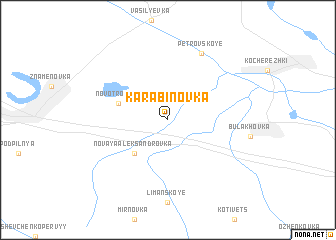 map of Karabinovka