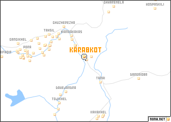 map of Karāb Kot