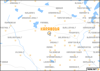 map of Kåraboda