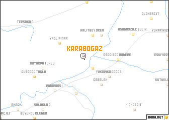 map of Karaboğaz