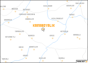 map of Karaboyalık