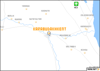 map of Karabudakhkent