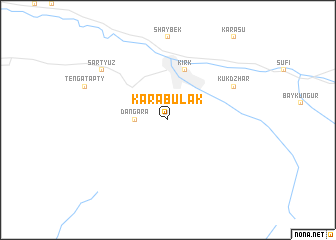 map of Karabulak