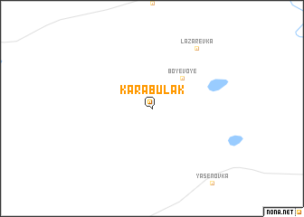 map of Karabulak