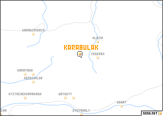 map of Karabulak