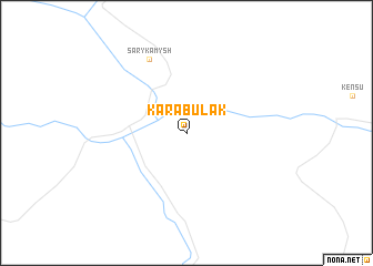 map of Karabulak
