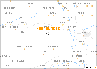 map of Karabürçek