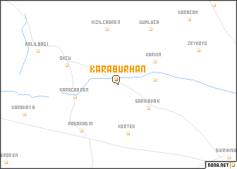 map of Karaburhan