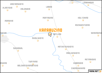 map of Karabuzino