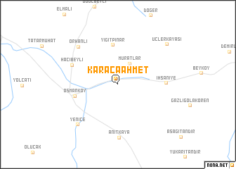 map of Karacaahmet